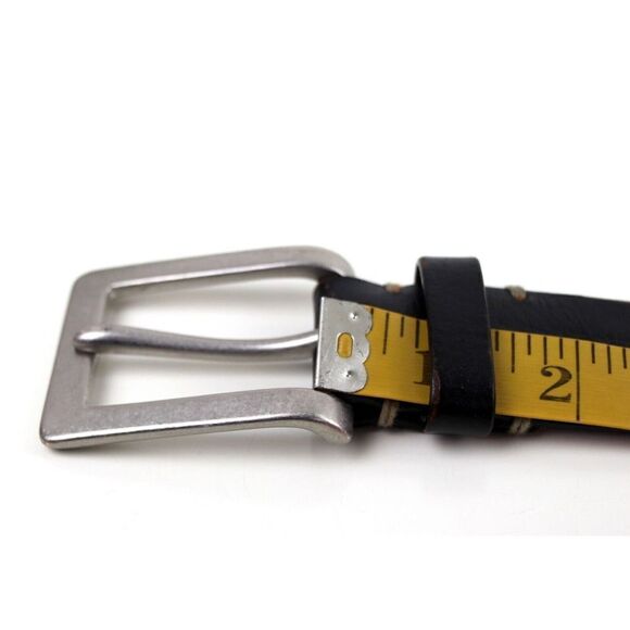 Lucky Brand DARK BROWN GENUINE LEATHER 1.25"Wd DRESS CASUAL WOMEN'S BELT M (T60 - Picture 8 of 11